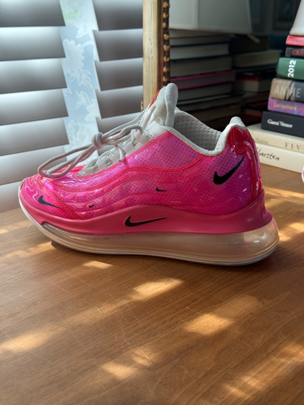 RARE Nike x Heron Preston Collab Air Max 720 Hyper Pink CK9761-997 Men’s 8.5 - Picture 10 of 16